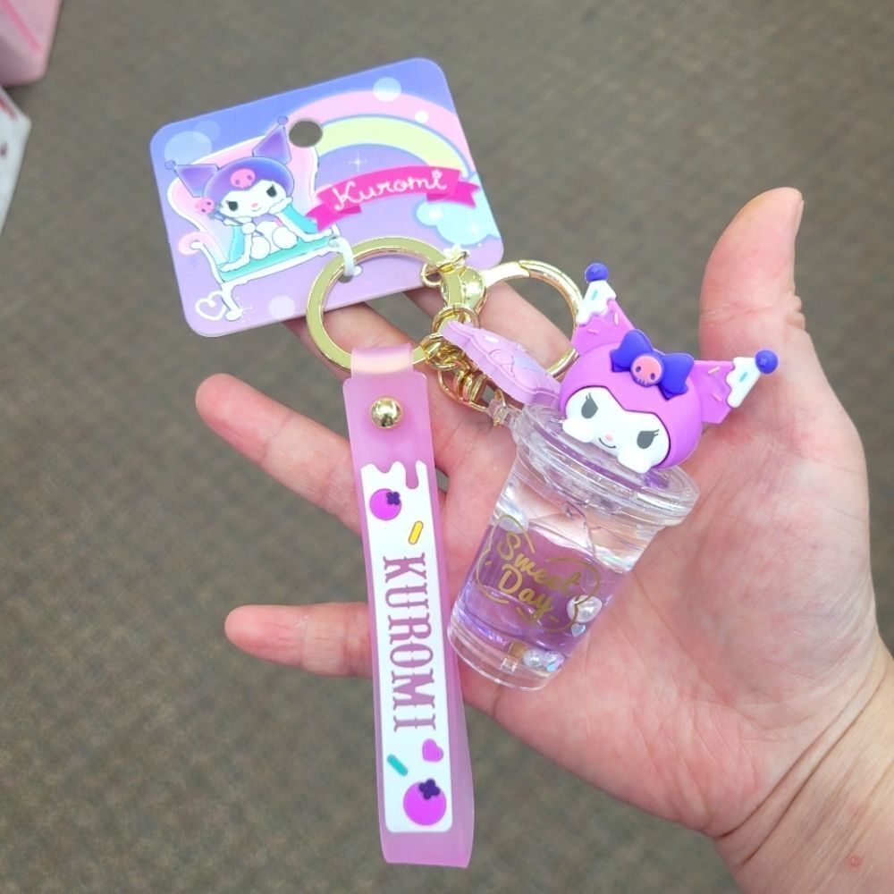Brand New Sanrio Kuromi Bubble Tea Keychain
